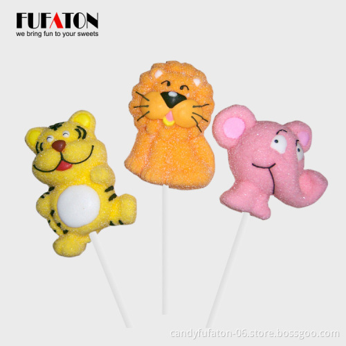 Lovely fruit flavored unicorn shaped lollipop candy